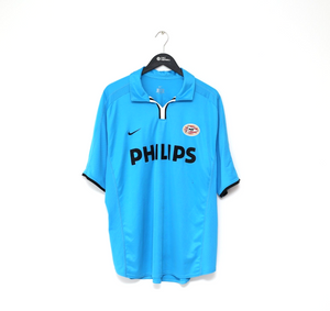 2001/02 KEZMAN #9 PSV Eindhoven Vintage Nike Away Football Shirt Jersey (XXL)