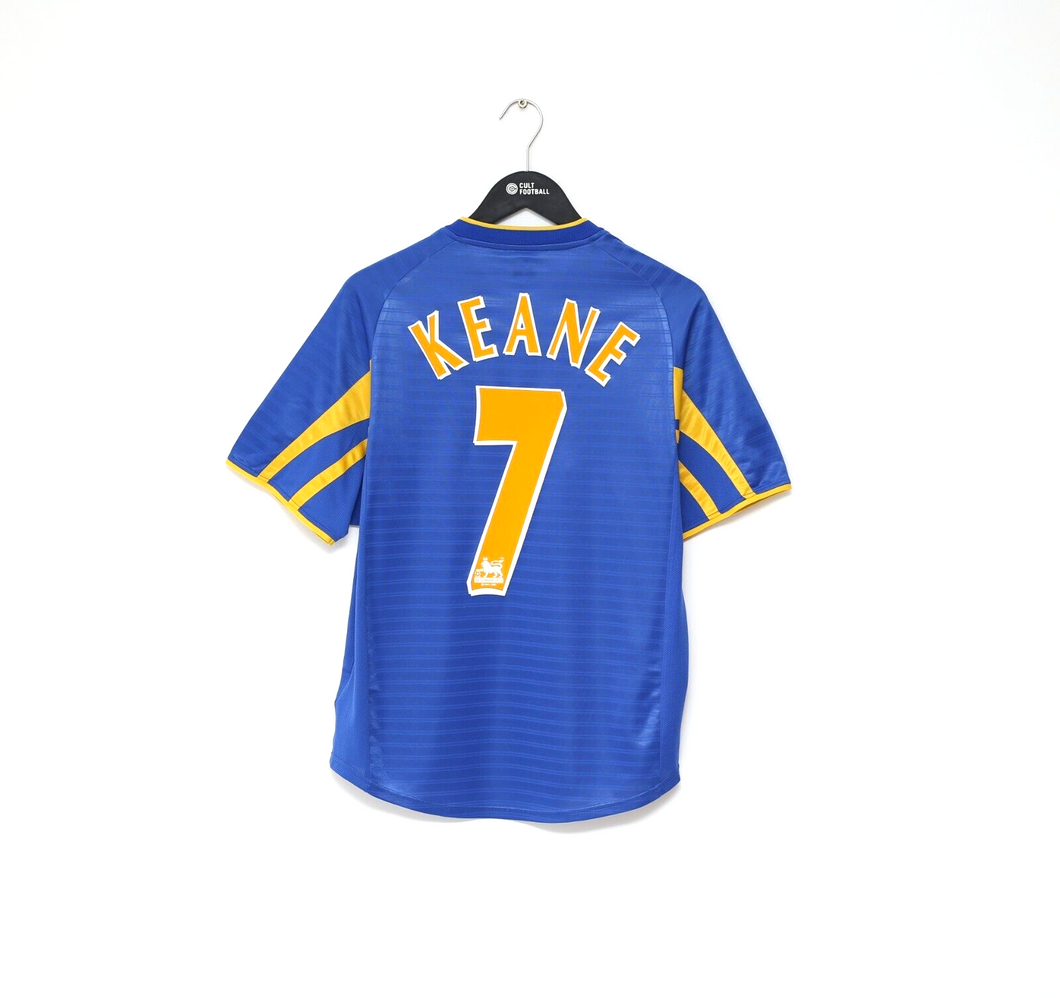 2001/03 KEANE #7 Leeds United Vintage Nike Away Football Shirt (S)