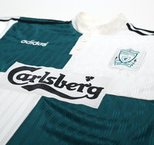 Load image into Gallery viewer, 1995/96 LIVERPOOL Vintage adidas Away Football Shirt Jersey (L)
