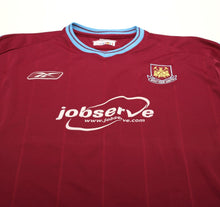 Load image into Gallery viewer, 2003/05 WEST HAM UNITED Vintage Reebok Home Football Shirt (L)
