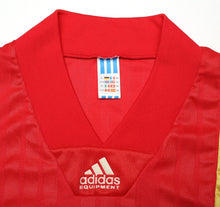 Load image into Gallery viewer, 1992/94 SPAIN Vintage adidas Equipment Home Football Shirt (XL)
