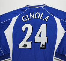 Load image into Gallery viewer, 2000/02 GINOLA #24 Everton Vintage PUMA Long Sleeve Football Shirt (L)
