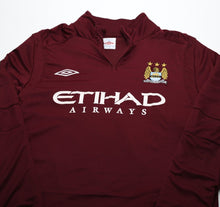 Load image into Gallery viewer, 2010/12 Manchester City Vintage Umbro Football 1/4 Zip Jacket Track Top (L/XL)
