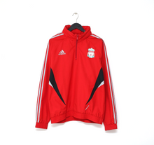 Load image into Gallery viewer, 2008/09 LIVERPOOL adidas Formotion Football Player Issue 1/4 Zip Training Top (L)
