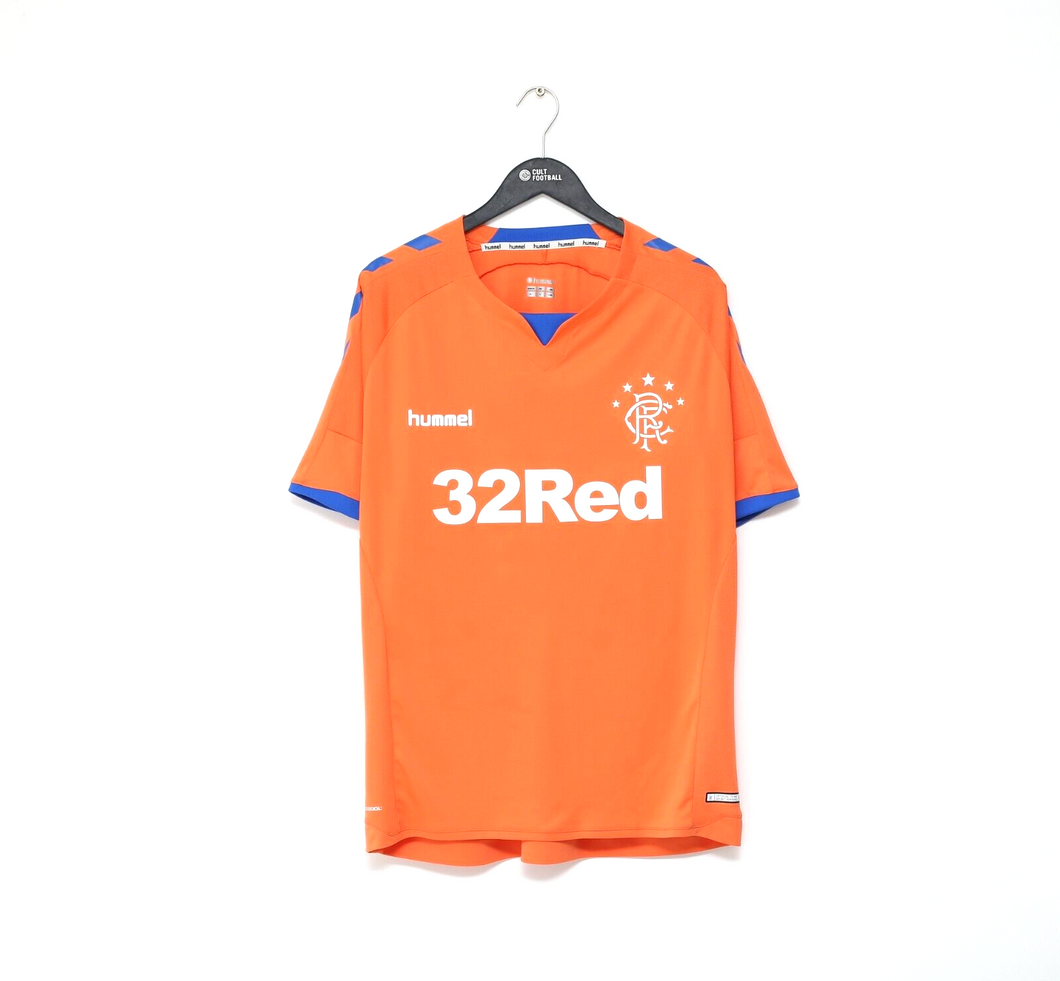 2018/19 RANGERS Hummel Third Football Shirt Jersey (L/XL) Mint