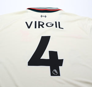 2021/22 VIRGIL #4 Liverpool Vintage Nike Away Football Shirt (XL)