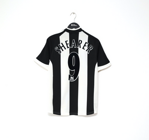 2001/03 SHEARER #9 Newcastle United Vintage adidas Home Football Shirt (S)