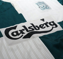 Load image into Gallery viewer, 1995/96 LIVERPOOL Vintage adidas Away Football Shirt Jersey (L)
