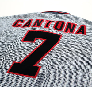 1995/96 CANTONA #7 Manchester United Vintage Umbro Away Football Shirt (XXL)