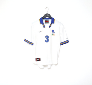1996/97 MALDINI #3 Italy Vintage Nike Away Football Shirt (M) EURO 96