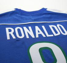 Load image into Gallery viewer, 1998/00 RONALDO #9 Brazil Vintage Nike WC 98 Away Football Shirt (L)
