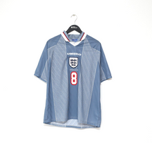 Load image into Gallery viewer, 1996/97 GASCOIGNE #8 England Vintage Umbro Away Football Shirt (XL) Euro 96
