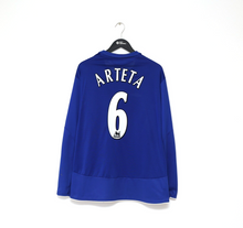 Load image into Gallery viewer, 2005/06 ARTETA #6 Everton Vintage Umbro Long Sleeve Home Football Shirt (XXL)
