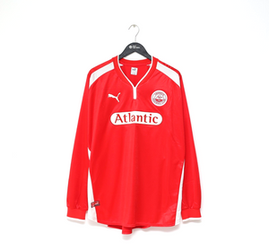 2000/01 ABERDEEN Vintage PUMA Home Long Sleeve Football Shirt Jersey (XL)