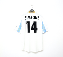 Load image into Gallery viewer, 1999/00 SIMEONE #14 Lazio Vintage PUMA Centenary Home Football Shirt (L)
