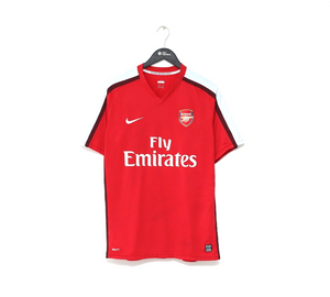2008/10 BENDTNER #52 Arsenal Vintage Nike Home Football Shirt Jersey (L)