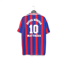 Load image into Gallery viewer, 1995/97 MATTHÄUS #10 Bayern Munich Vintage adidas Football Shirt (XL)
