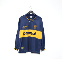 Load image into Gallery viewer, 1993/95 BOCA JUNIORS Vintage Olan LS Home Football Shirt Jersey (L) MARADONA Era
