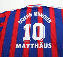 Load image into Gallery viewer, 1995/97 MATTHÄUS #10 Bayern Munich Vintage adidas Football Shirt (XL)
