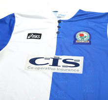 Load image into Gallery viewer, 1996/98 DUFF #25 Blackburn Rovers Vintage ASICS Home Football Shirt (L)
