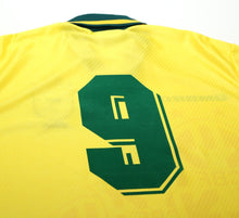 Load image into Gallery viewer, 1994/97 RONALDO #9 Brazil Vintage Umbro Home Football Shirt Jersey (L) Umbro Cup
