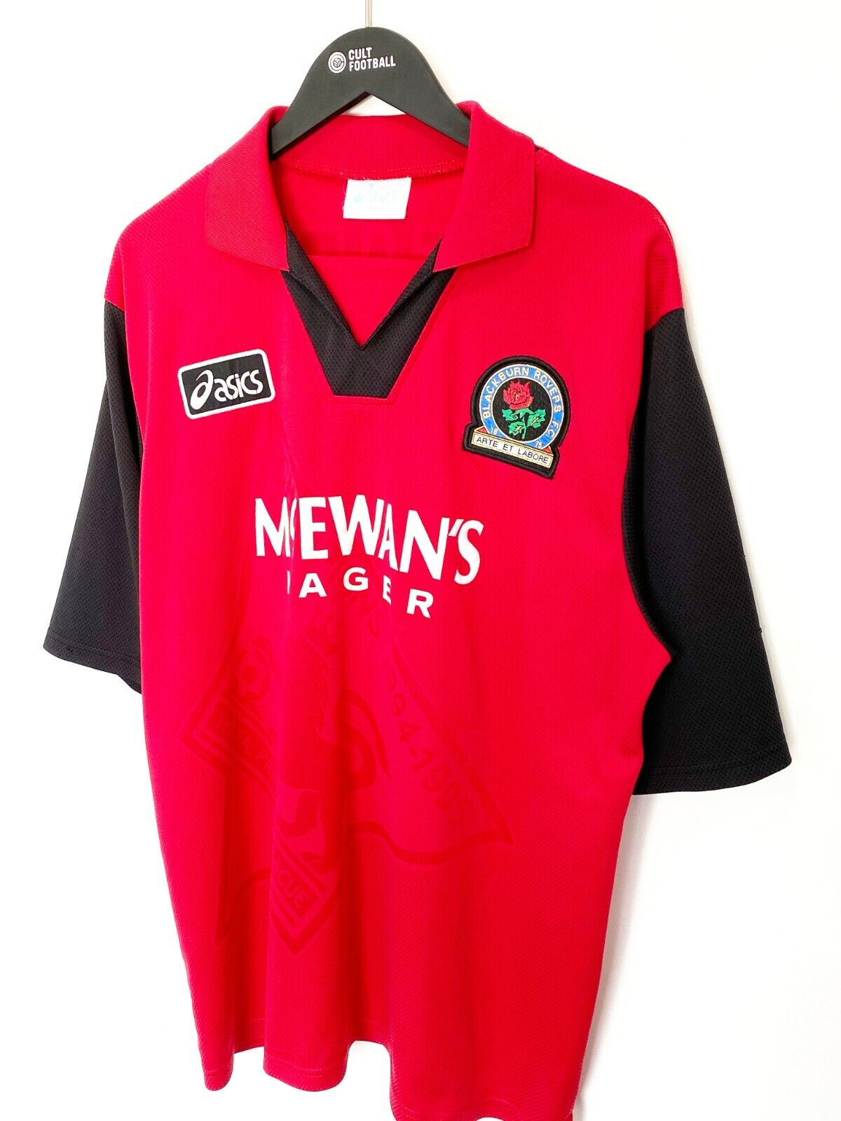 Original Blackburn Rovers F.C. Away Jersey 1995-1996 - XL –  RetrOriginalFootball