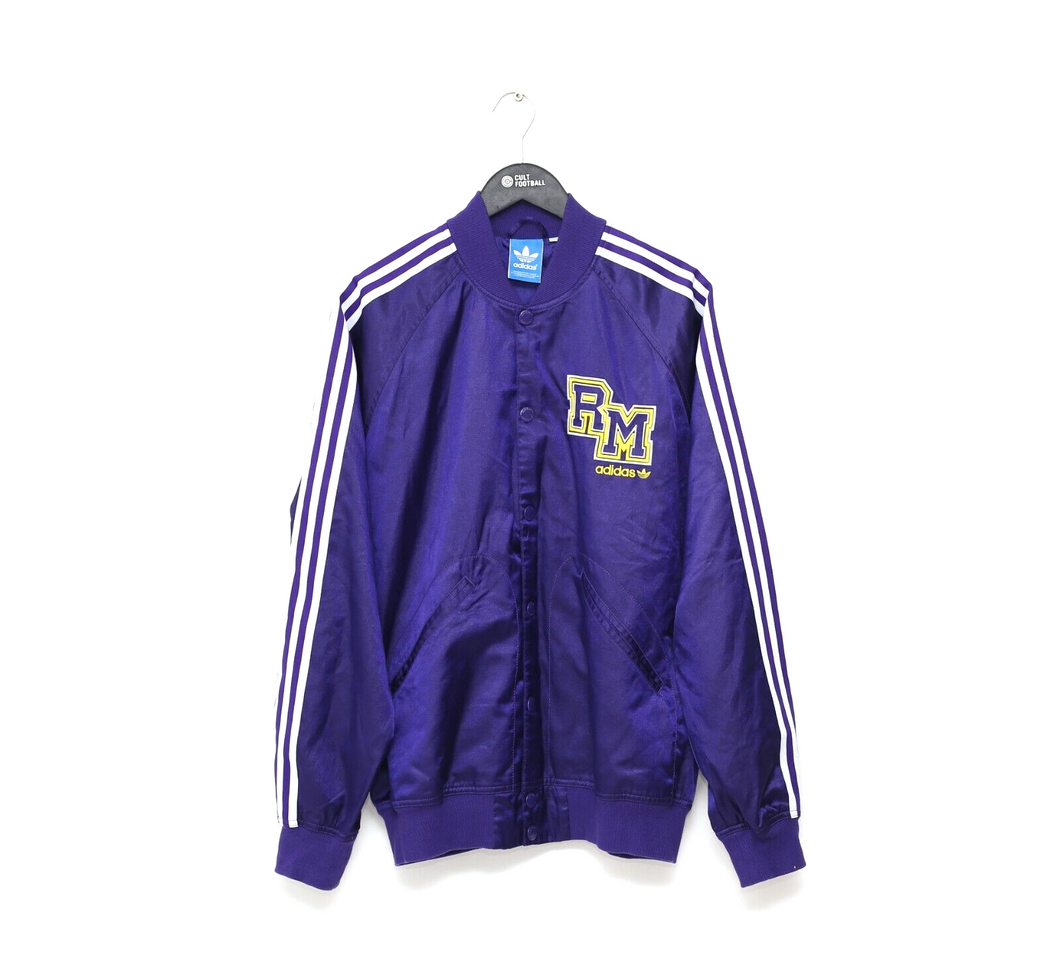 REAL MADRID adidas Originals Football Varsity Bomber Jacket Track Top (L/XL)