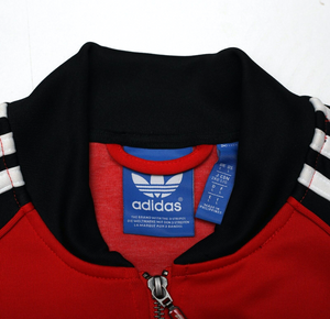 MANCHESTER UNITED Vintage Retro adidas Originals Superstar Track Top (L)