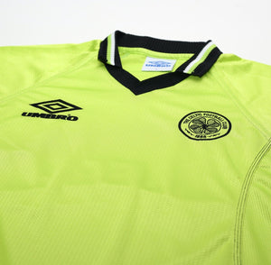 1998/99 CELTIC Vintage Umbro Football Training Shirt Jersey (L)