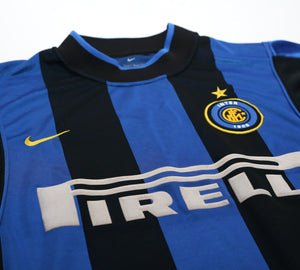 2000/01 VIERI #32 Inter Milan Vintage Nike Home Football Shirt Jersey (S/M)