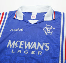 Load image into Gallery viewer, 1996/97 GASCOIGNE #8 Rangers Vintage adidas Home Football Shirt Jersey (XXL)
