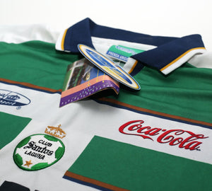 2000/01 CLUB SANTOS LAGUNA Vintage Corona Sports Home Football Shirt (XL) BNWT