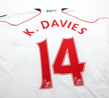 Load image into Gallery viewer, 2010/11 K. DAVIES #14 Bolton Wanderers Vintage Reebok Home Football Shirt (M/L)
