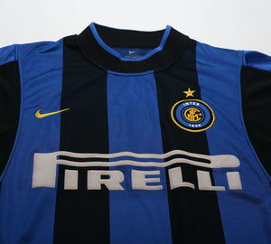 2000/01 VIERI #32 Inter Milan Vintage Nike Home Football Shirt Jersey (S/M)