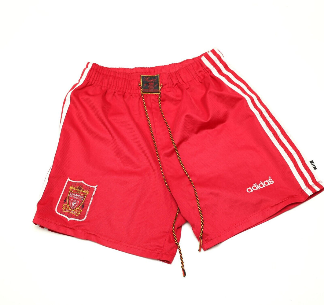 1995/96 LIVERPOOL Vintage adidas Home Football Shorts (M) (32