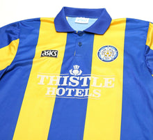 Load image into Gallery viewer, 1993/95 LEEDS UNITED Vintage Asics Away Football Shirt Jersey (L)
