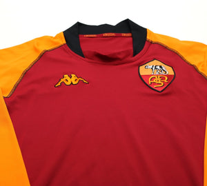 2002/03 AS ROMA Vintage UCL Kappa LS Football Shirt Jersey (L/XL) Totti Era