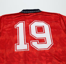 Load image into Gallery viewer, 1990/92 GASCOIGNE #19 England Retro Umbro Away Football Shirt (M) Italia 90
