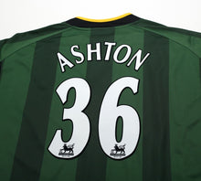 Load image into Gallery viewer, 2004/06 ASHTON #36 NORWICH CITY Vintage XARA Away Football Shirt Jersey (XXL)
