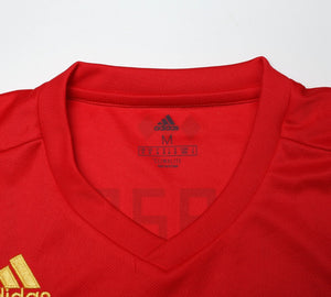 2018/19 HAZARD #10 Belgium Vintage adidas Home Football Shirt (M) World Cup 2018