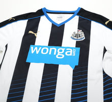 Load image into Gallery viewer, 2015/16 NEWCASTLE UNITED Vintage PUMA Long Sleeve Home Football Shirt (L)
