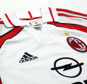 2000/02 AC MILAN Vintage adidas Away Football Shirt Jersey (S)