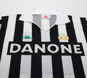 1990/91 BAGGIO #10 Juventus Vintage Kappa Home Football Shirt Jersey (M/L)