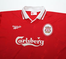 Load image into Gallery viewer, 1996/97 FOWLER #9 Liverpool Vintage Reebok Home Football Shirt Jersey (L) 42/44
