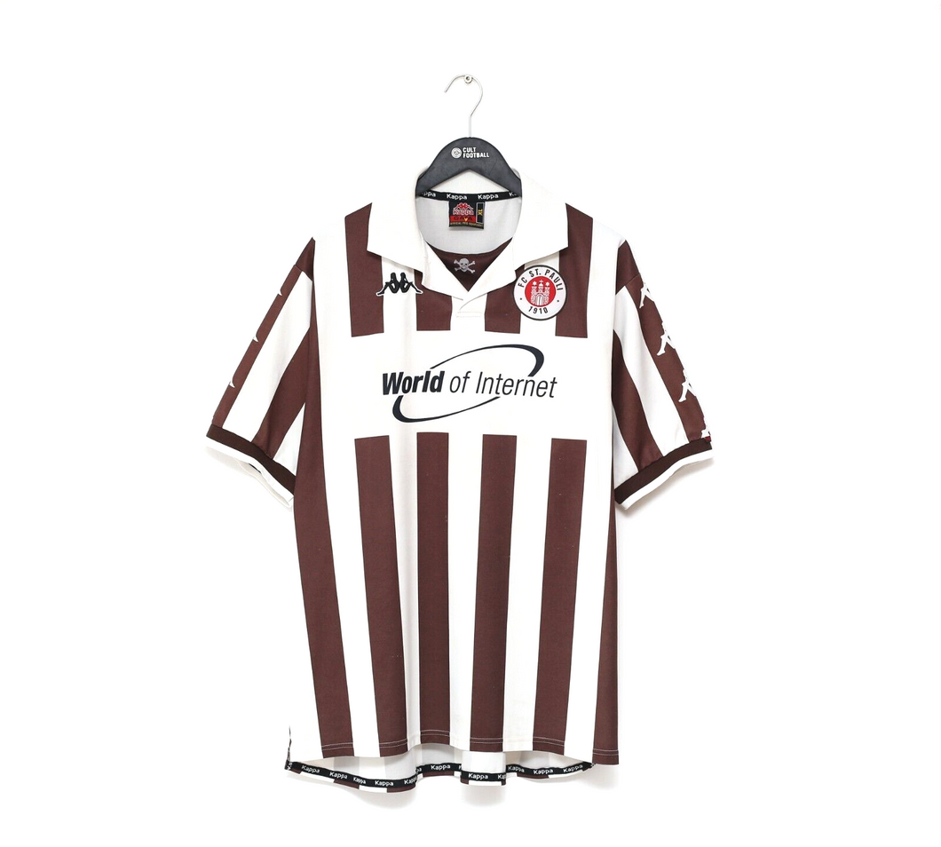 2000/01 ST PAULI Vintage Kappa Home Football Shirt (XL)