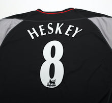 Load image into Gallery viewer, 2002/04 HESKEY #8 Liverpool Vintage Reebok Away Football Shirt Jersey (XL)
