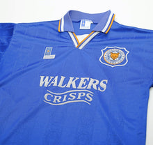 Load image into Gallery viewer, 1994/96 LEICESTER CITY Vintage Fox Leisure Home Football Shirt (M)
