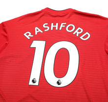 Load image into Gallery viewer, 2018/19 RASHFORD #10 Manchester United Vintage adidas Home Football Shirt (M)
