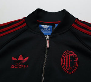 2015 AC MILAN Retro adidas Originals Football Superstar Track Top Jacket (XS)