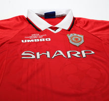 Load image into Gallery viewer, 1999/00 BECKHAM #7 Manchester United Vintage Umbro CL Winners Football Shirt M/L
